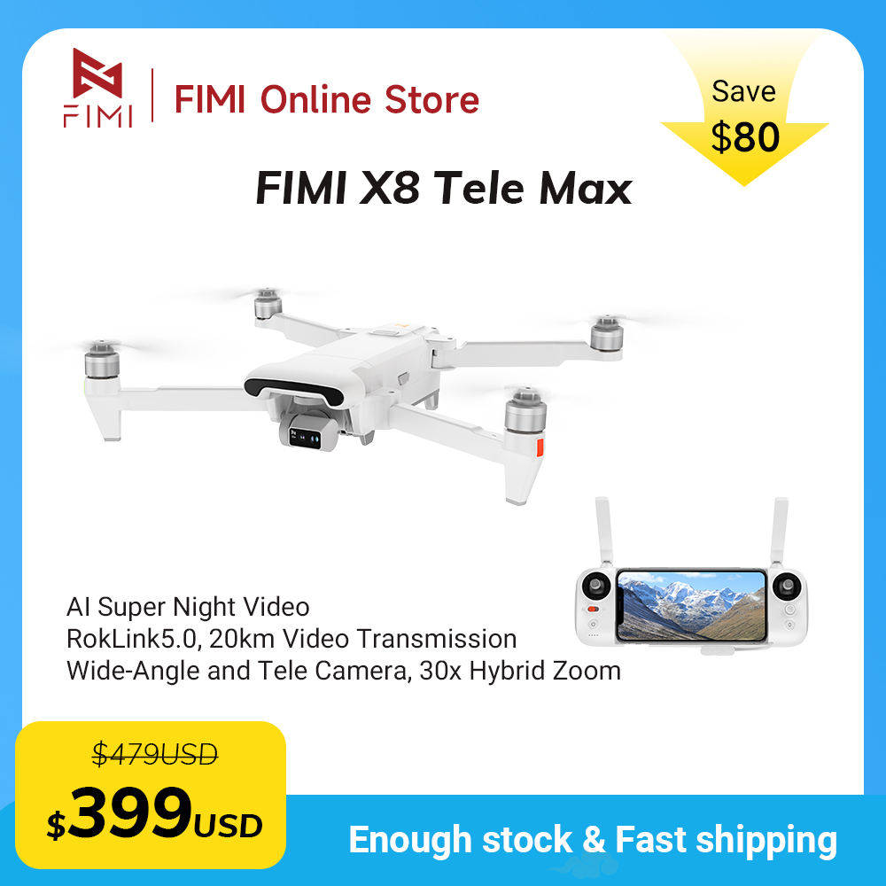 Drone Kit Professional - FIMI X8 Tele Max ドローン 4Kプロフェッショナル
