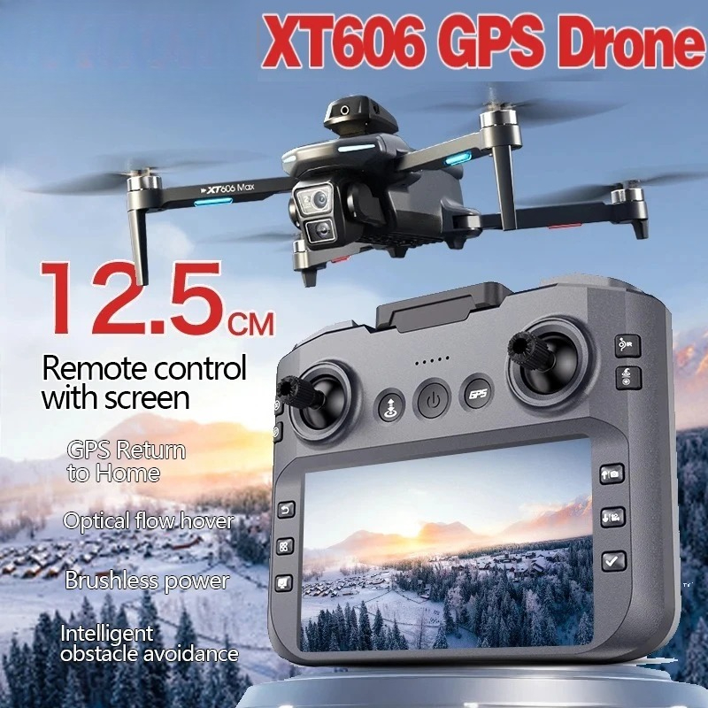 オリジナルXT606 MAX GPSドローン 4Kプロフェッ - Drone Kit With Camera のレビューと価格