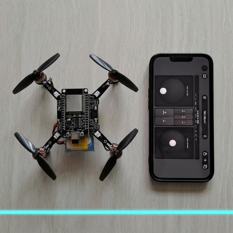 E1 ESP32 オープンソースミニドローンキット DIY  - Drone Kit Parts Included のレビューと価格