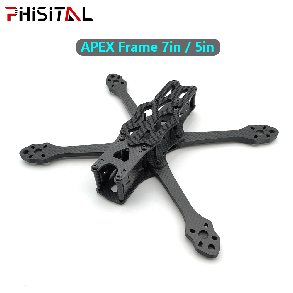 APEXフレーム 7インチ/6インチ/5インチ カーボンファ - Drone Kit Build Yourself のレビューと価格