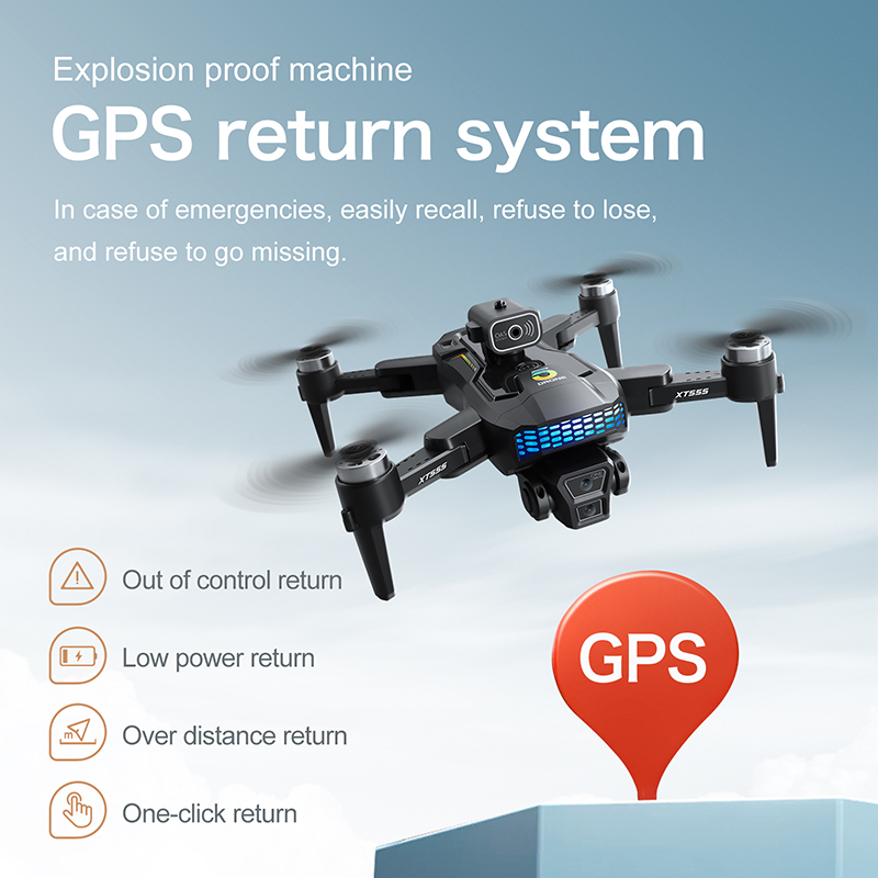 新型XT555 GPS RCドローン カメラ搭載 プロ仕様  - Drone Kit With Camera のレビューと価格